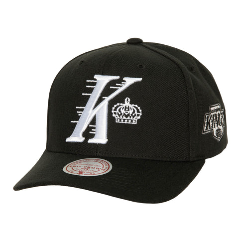 Los Angeles Kings Snapback Mitchell & Ness Icon Grail Black Pro Cap Hat