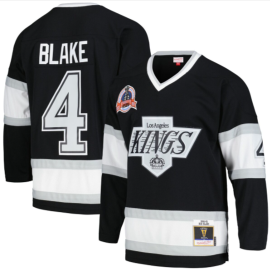 Los Angeles Kings Mitchell and Ness 1992 Rob Blake Jersey - THE 4TH QUARTER