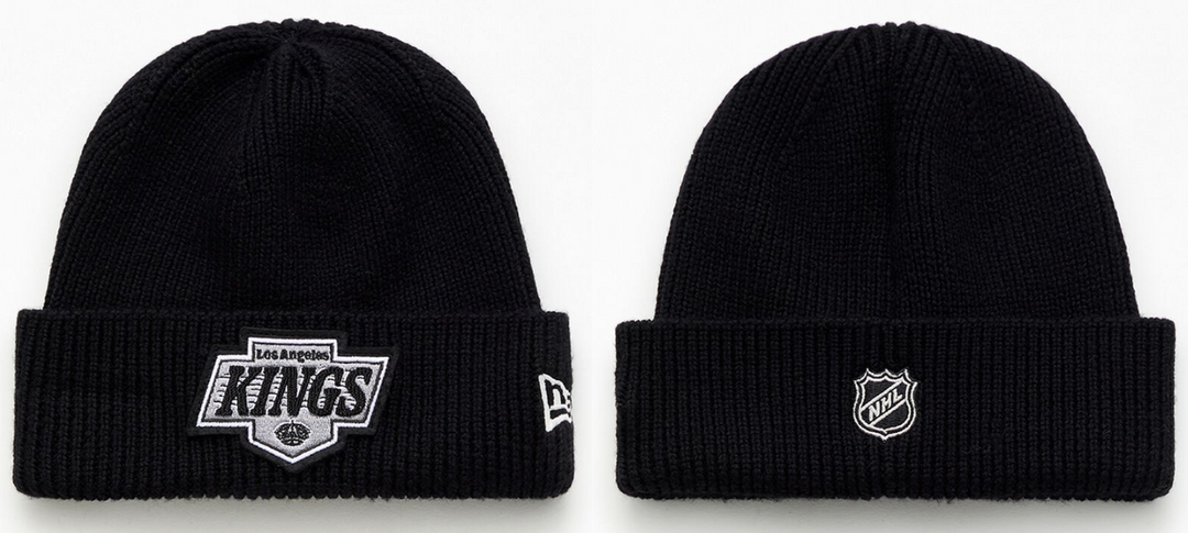 Los Angeles Kings Beanie New Era Embroidered Skull Knit Cap Hat - THE 4TH QUARTER
