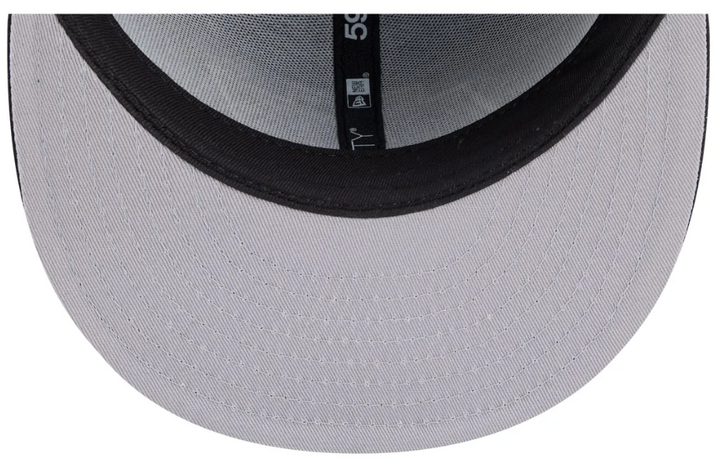Los Angeles Kings Fitted New Era 59Fifty Dog Ear Cap Hat Grey UV - THE 4TH QUARTER