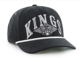 Los Angeles Kings Snapback 47 Brand One Timer Hitch Corduroy Relaxed Fit Cap Hat Black