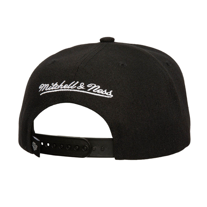 Los Angeles Kings Snapback Mitchell &amp; Ness Neon Logo Pro Crown FIt Cap Hat Black - THE 4TH QUARTER
