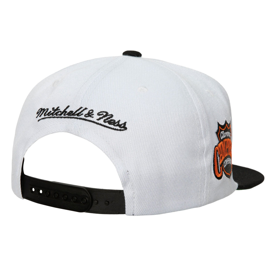 Los Angeles Kings Snapback Mitchell &amp; Ness White Toss Up Cap Hat - THE 4TH QUARTER
