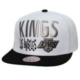 Los Angeles Kings Snapback Mitchell & Ness White Toss Up Cap Hat