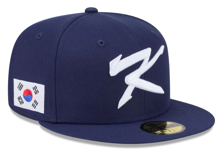 Korea Fitted New Era 59Fifty World Baseball Classics 2026 Flag Patch Cap Hat - THE 4TH QUARTER