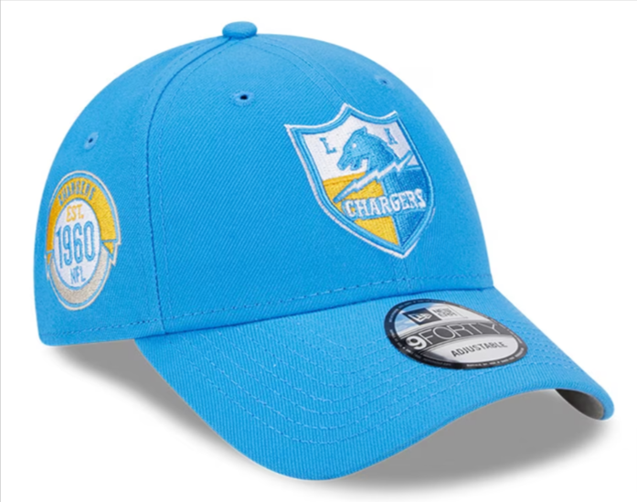Los Angeles Chargers New Era 9Forty Adjustable 2023 Sideline Historic Snapback Cap Hat - THE 4TH QUARTER