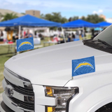 Los Angeles Chargers Auto Ambassador Flag Set