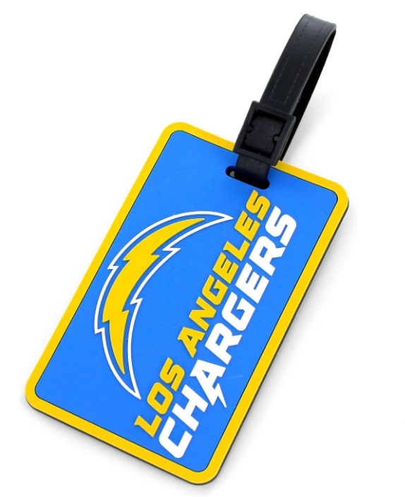 Los Angeles Chargers Luggage Bag Tag - THE 4TH QUARTER