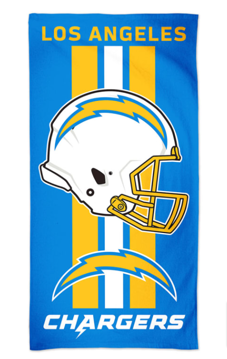 Los Angeles Chargers WinCraft 30" x 60" Beach Towel - THE 4TH QUARTER