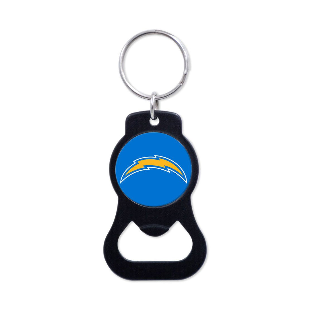 Los Angeles Chargers Bottle Opener Key Ring Black - THE 4TH QUARTER