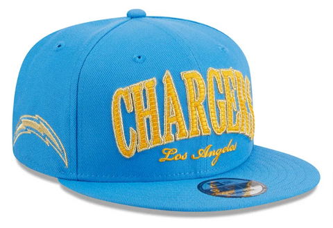 Los Angeles Chargers Snapback New Era 9Fifty Golden Powder Blue Cap Hat