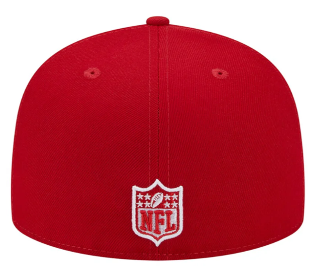 Los Angeles Chargers Fitted New Era 59Fifty 1990 Hawaii Pro Bowl Main Red Cap Hat - THE 4TH QUARTER