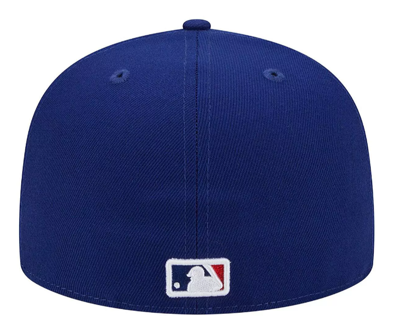 Los Angeles Dodgers New Era 59Fifty D Logo 2020 Patch Blue Fitted Hat Cap Grey UV - THE 4TH QUARTER