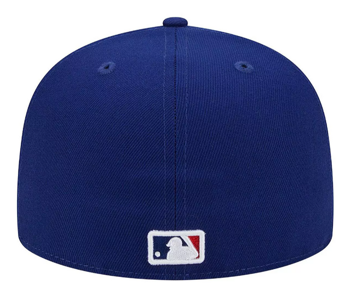 Los Angeles Dodgers New Era 59Fifty D Logo 2020 Patch Blue Fitted Hat Cap Grey UV - THE 4TH QUARTER