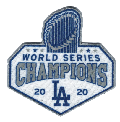 Los Angeles Dodgers 2020 World Series Champions Embroidered Patch – THE 4TH  QUARTER