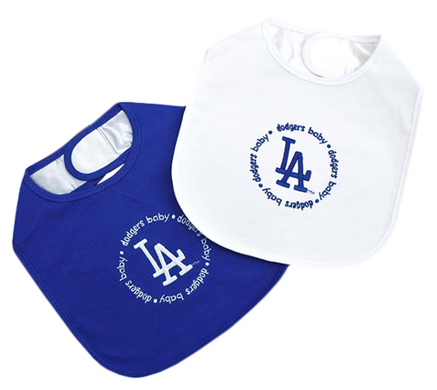 Los Angeles Dodgers Infant BabyFanatic 2 Pack Baby Bib - THE 4TH QUARTER