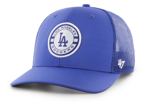 Los Angeles Dodgers '47 Brand Adjustable Berm Trucker Snapback Cap Hat Blue