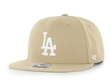 Los Angeles Dodgers Snapback '47 Brand Captain Cap Hat Khaki