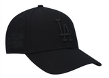 Los Angeles Dodgers Velcro '47 Brand MVP Adjustable Cap Hat 1981 WS Black on Black