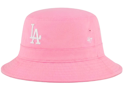 Los Angeles Dodgers 47 Brand Team Bucket Hat Rose Pink