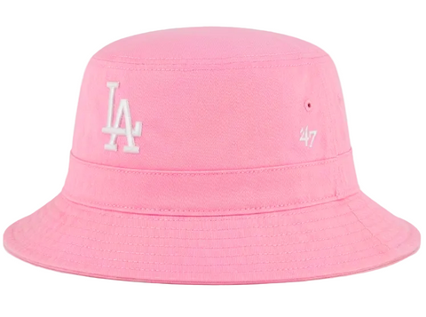 Los Angeles Dodgers 47 Brand Team Bucket Hat Rose Pink