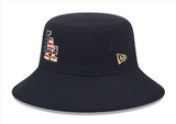 Los Angeles Dodgers Bucket New Era Adjustable 2023 4th of July Cap Hat