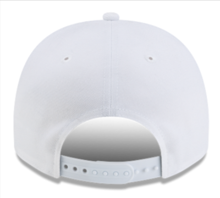 Los Angeles Dodgers Snapback 9Fifty New Era A-Frame White on White Cap Hat Grey UV