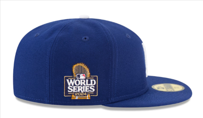 Los Angeles Dodgers Fitted New Era 59Fifty 2024 World Series Cap Hat - THE 4TH QUARTER