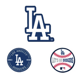 Los Angeles Dodgers 3 Piece Precision Cut Acrylic Magnet Set - THE 4TH QUARTER