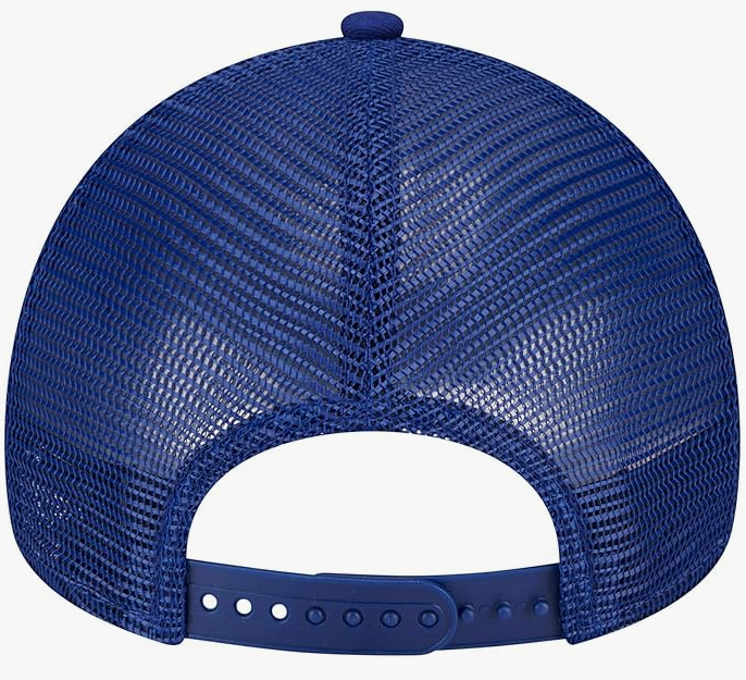 Los Angeles Dodgers Snapback New Era 9Forty A-Frame Mesh Trucker Blue Cap Hat - THE 4TH QUARTER