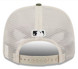 Los Angeles Dodgers Strapback New Era 9Forty Adjustable 2025 Armed Forces M-Crown A-Frame Trucker Cap Hat