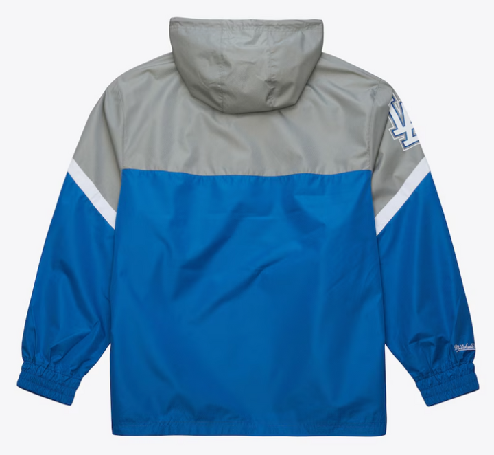 Los Angeles Dodgers Mitchell &amp; Ness Tie Breaker Lightweight Anorak Quarter-Zip Windbreaker - THE 4TH QUARTER