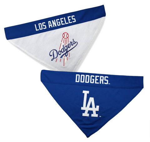 Los Angeles Dodgers Pet Dog Reversible Collar Bandana