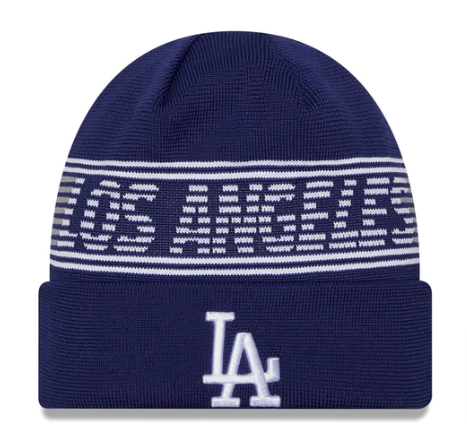 Los Angeles Dodgers Beanie New Era 2024 Clubhouse Sport Cuff Knit Blue Hat Cap - THE 4TH QUARTER