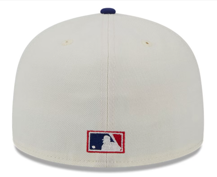 Los Angeles Dodgers Fitted New Era 59Fifty Big League Chew White Chrome Blue Cap Hat Grey UV - THE 4TH QUARTER