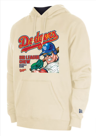 Los Angeles Dodgers Mens Sweatshirt New Era Big League Chew Cream Hoodie