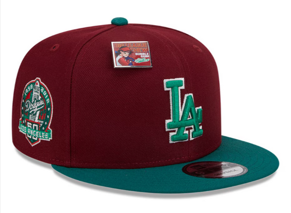 Los Angeles Dodgers Snapback New Era 9Fifty Big League Chew Strawberry