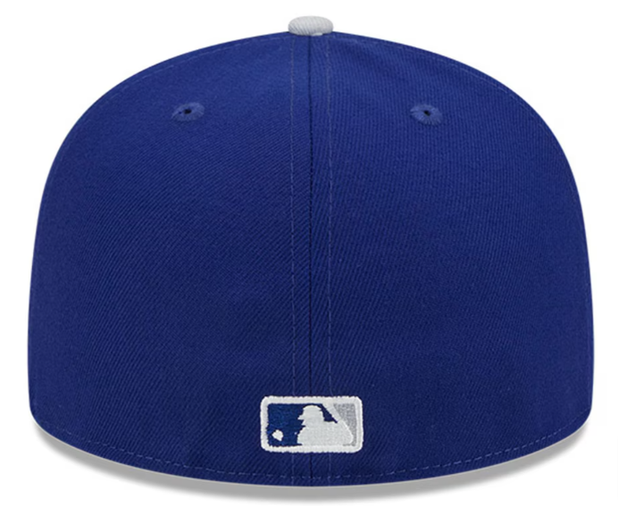 Los Angeles Dodgers Fitted New Era 59Fifty Big League Chew Blue Grey Cap Hat Grey UV - THE 4TH QUARTER