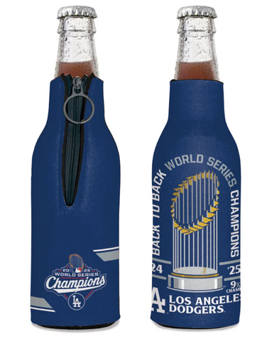 Los Angeles Dodgers 12oz 2025 World Series Champions Bottle Cooler Kaddy Holder