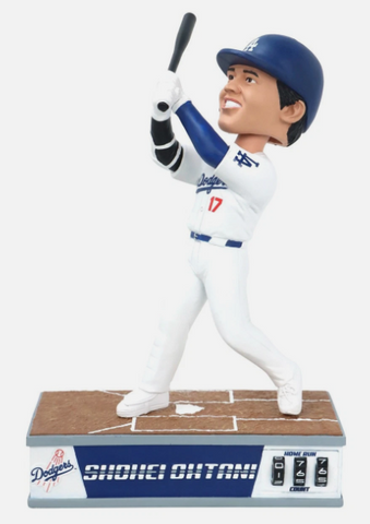 Los Angeles Dodgers 8 Inch Shohei Ohtani Home Run Counter Bobblehead - THE 4TH QUARTER
