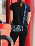 Los Angeles Dodgers Repeat Retro Print Clear Crossbody Bag