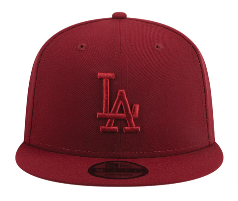 Los Angeles Dodgers Youth Snapback New Era 9Fifty Color Pack Cardinal Cap Hat