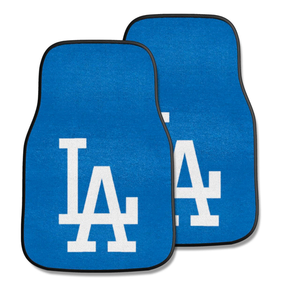 Los Angeles Dodgers Auto Carpet Car Mat Set 2-Pack Floor Mats for Universal - THE 4TH QUARTER