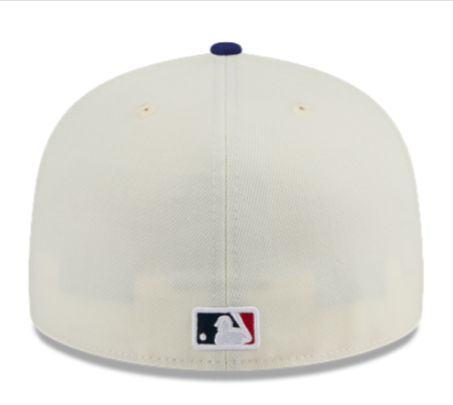 Los Angeles Dodgers Fitted 59Fifty New Era Chrome Blue Cap Hat Grey UV