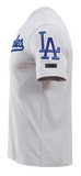 Los Angeles Dodgers Mens T-Shirt Pro Standard Chenille Tee Grey