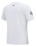 Los Angeles Dodgers Womens T-Shirt Pro Standard SJ Slimfit Chenille Tee White