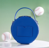 Los Angeles Dodgers Circle Baseball Stitch Bag Crossbody - THE 4TH QUARTER