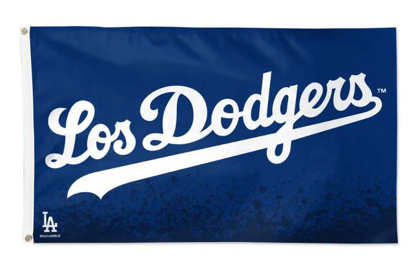 Los Angeles Dodgers City Connect 3 x 5 Flag Single Sided - THE 4TH QUARTER