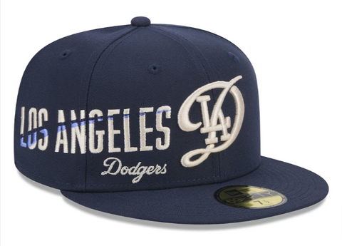 Los Angeles Dodgers Fitted New Era 59Fifty 2024 City Connect ICON Navy Cap Hat