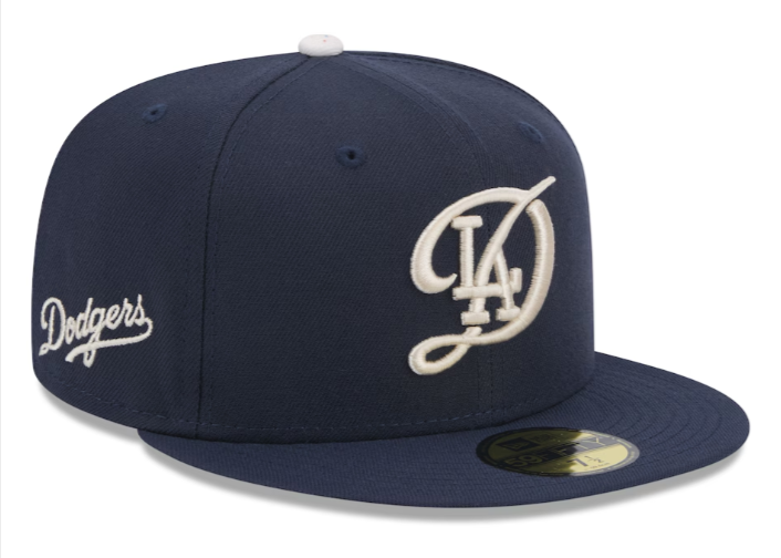 Men's Los Angeles Dodgers New Era 59FIFTY Fitted Baseball Cap - Light Gray